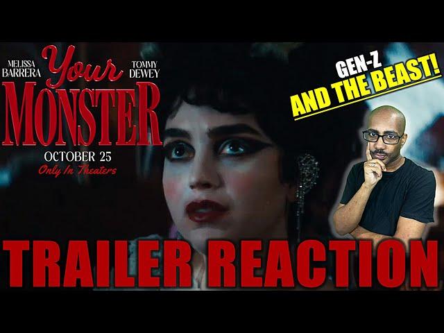 YOUR MONSTER MOVIE TRAILER REACTION! GEN Z AND THE BEAST! Melissa Barrera Tommy Dewey Vertical