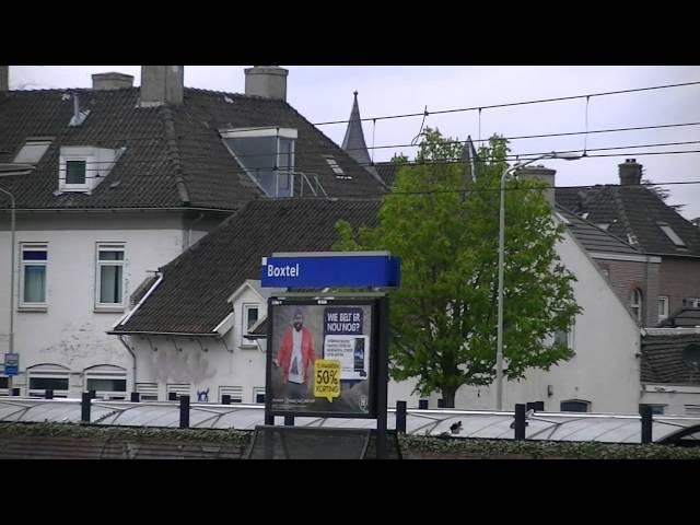 NS omroepbericht op station Boxtel