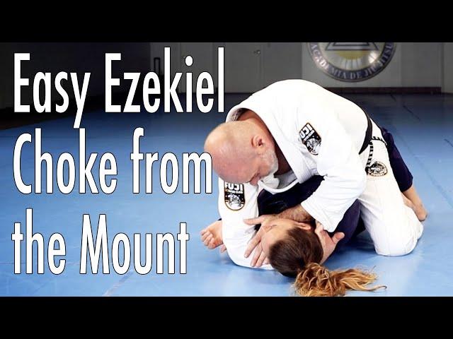 Easy Ezekiel Choke From Mount Position