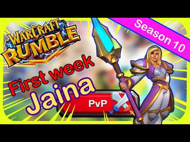 Warcraft Rumble - Jaina - Guard Towers & Clean Fight &  Stonebind  - Season 10