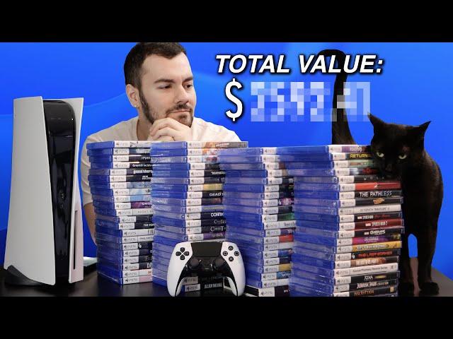 My PlayStation 5 Physical Games Collection So Far (80+ Games and Total Value)