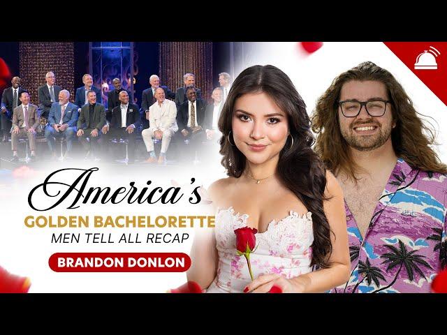 Brandon Donlon Talks The Golden Bachelorette Men Tell All | America Tells All