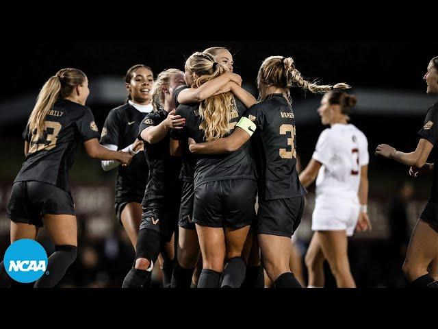 Vanderbilt stuns reigning champ Florida State in second round of NCAA women's soccer tournament