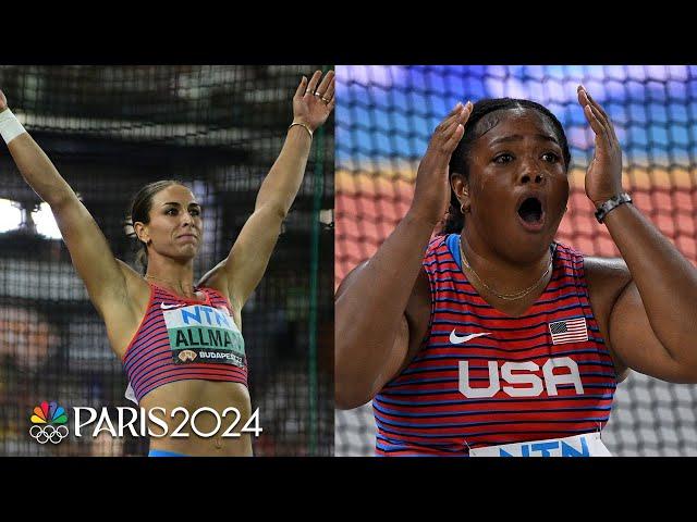 Americans take gold and silver in historic, stunning discus final at Worlds | NBC Sports