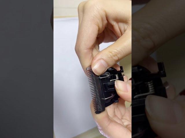 How to assemble the cutter head of WONER hair clipper