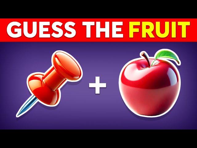 GUESS THE FRUIT BY EMOJI 