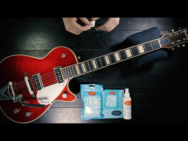 Cleaning Your Guitar Strings | "Maintenance in a Minute" | Kyser Musical Products