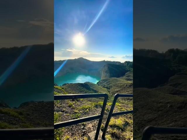 keindahan danau Kelimutu #jelajah Nusantara#vidioshort #keindahanindonesia#pesonaalam