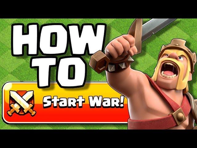 How To Start a WAR in Clash of Clans