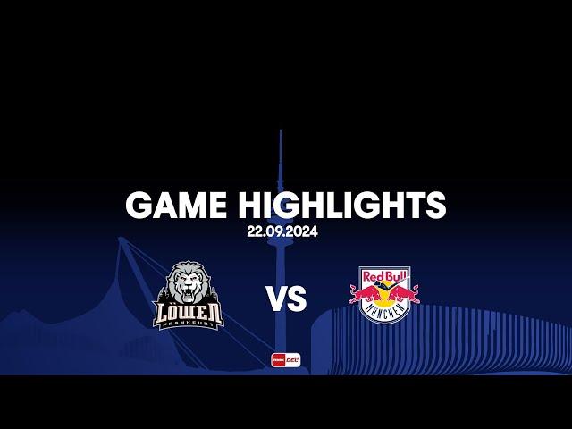 Game Highlights Löwen Frankfurt vs Red Bull München (2:3) | PENNY DEL Saison 2024/25 | 09/22/2024