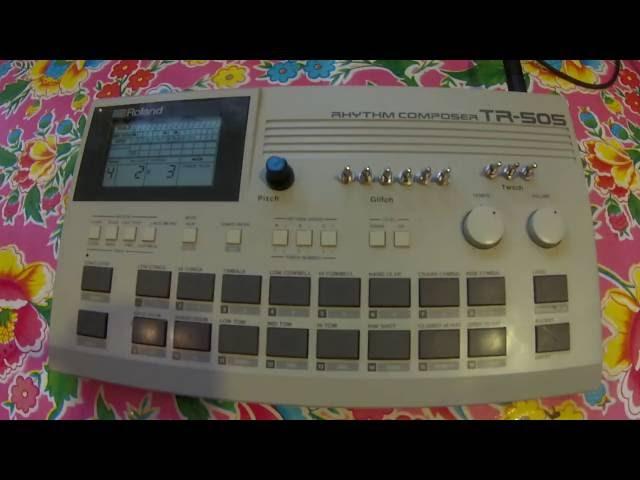 Circuit-Bent Roland Rhythm Composer TR-505 By Bendmonger (Blue Knob 01)