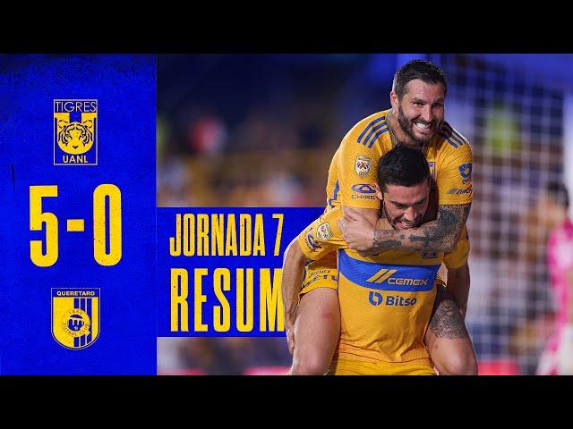  El Resumen | Tigres 5 - 0 Querétaro | Jornada 7 | Apertura 2023