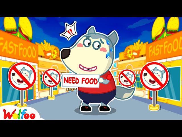 Wolfoo Hungry But Can't Buy Food in the Mcdonald's!  Learn the Rules of Conduct | Wolfoo Channel