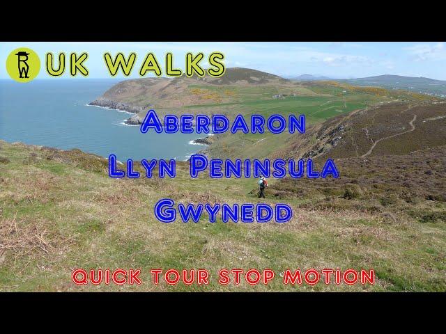 Aberdaron Walks, Wales Coast Path, Llyn Peninsula Walks In Gwynedd - Quick Tour Stop Motion Walking