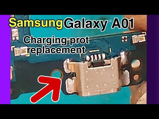 Samsung Galaxy A01 Charging  port replacement /Dissemble