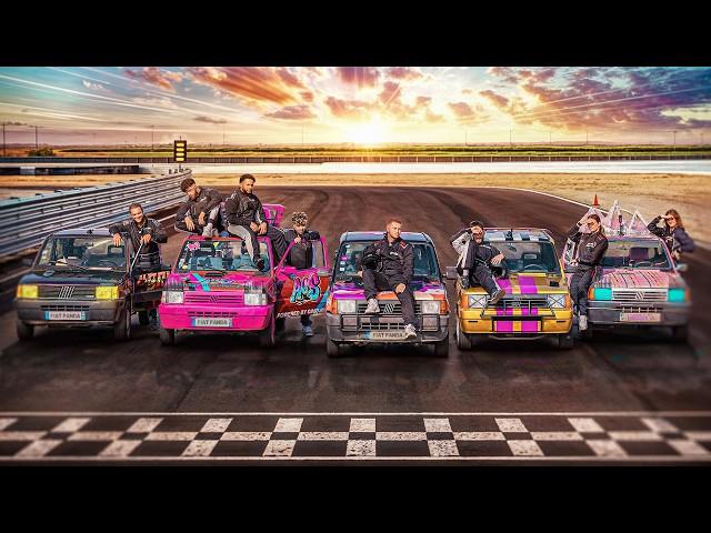 8 YOUTUBEURS DANS UNE COURSE DE FIAT PANDA ! (on a détruit les voitures mdrrr)