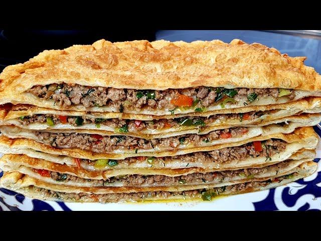 ТУРЕЦКИЙ ПОВАР НАУЧИЛ!!! ВКУСНЫЕ СОЧНЫЕ ЛЕПЁШКИ НА СКОВОРОДЕ/ ГОШТ - НАН