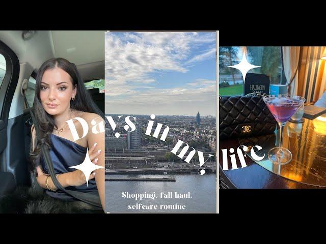 Days in my life. Shopping, fall haul, pr haul & selfcare routine