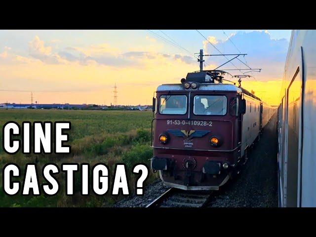 Mega intrecere tren Regio vs Interregio CFR Arad - Glogovat