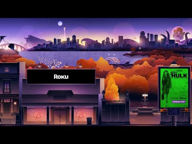 Roku Fall/Halloween city stroll screensaver- 1 hour