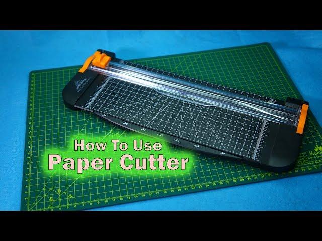 How to use paper cutter