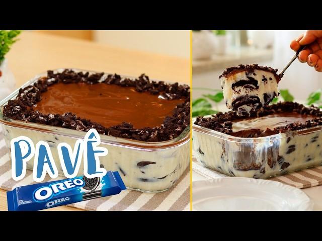 PAVÊ DE BISCOITO OREO - NÃO VAI AO FOGO - RECEITA FÁCIL - PARA FAMILIA OU FAÇA E VENDA -Dika da Naka