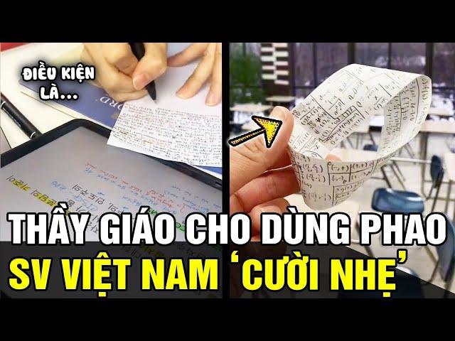 Thầy giáo Hàn cho DÙNG PHAO kèm điều kiện, nữ sinh VN hỏi dân mạng và nhận về cách cực hay | TÁM TV