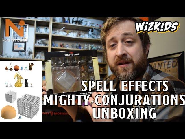 Spell Effects: Mighty Conjurations Miniature Unboxing (Wizkids) | Nerd Immersion