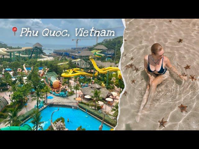 Starfish Beach & Water Park Island  Phu Quoc, Vietnam VLOG