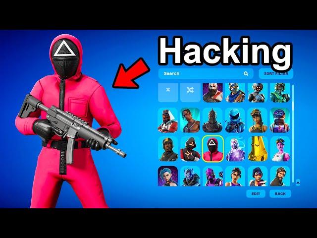 Hacking My Biggest Haters Fortnite Account!