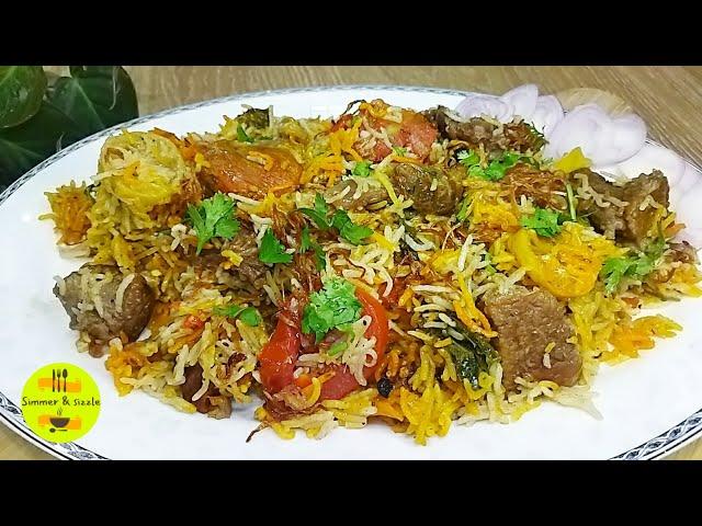 Chatpati Masaledar Yakhni Biryani | Hyderabadi Yakhni Biryani Original Recipe | Simmer & Sizzle