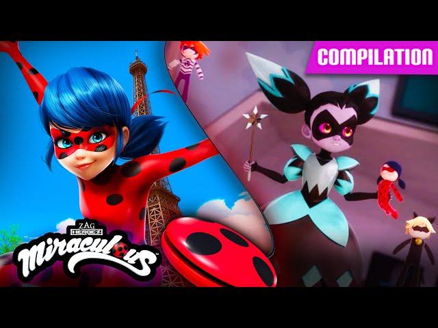 MIRACULOUS |  Compilation 3  FULL EPISODES ▶️ [The Puppeteer - Reflekta - Antibug] Season 1