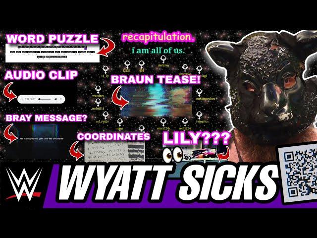 WYATT SICKS! New QR Code! Braun Strowman Links! Lily Doll Spotted? Audio Clip! Word Puzzle! WWE News