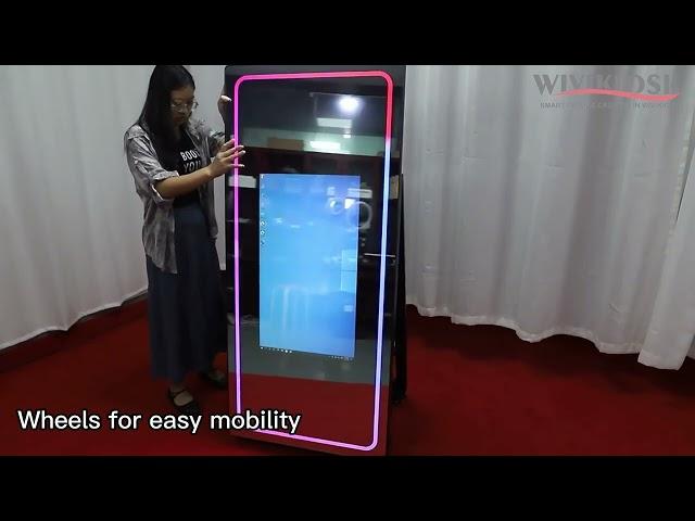 What is the newest Magic mirror?WiViKiosk selfie mirror photo booth