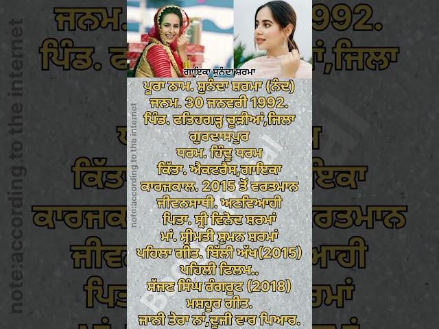 History of Singer &Actress Sunanda Sharma  #motivation #youtubeshorts