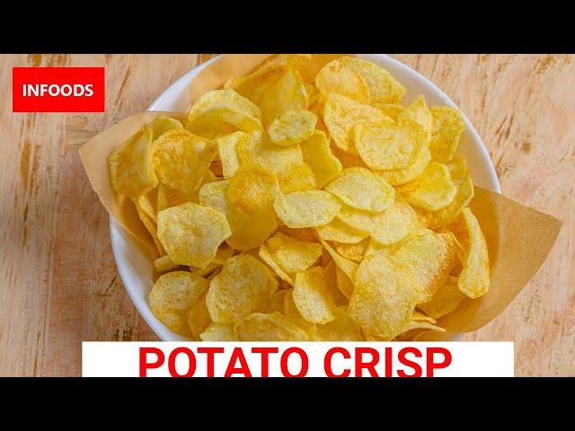 Potato Crips Recipe | How to Make Potato Crips | Potato Crisps Recipe | Infoods