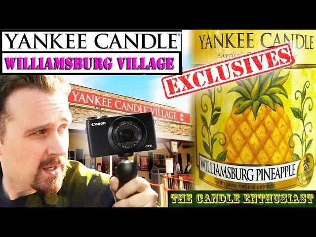 Yankee Candle 2 RARE EXCLUSIVES | Williamsburg Village Fragrances | Flagship Store | Reviews | Haul