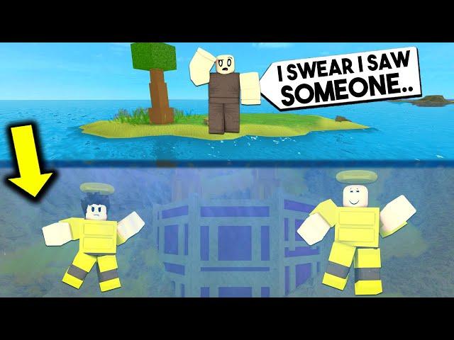 GOD TRIBE Had A SECRET UNDERWATER Base.. What's Inside Will SHOCK YOU! (Roblox Booga Booga)