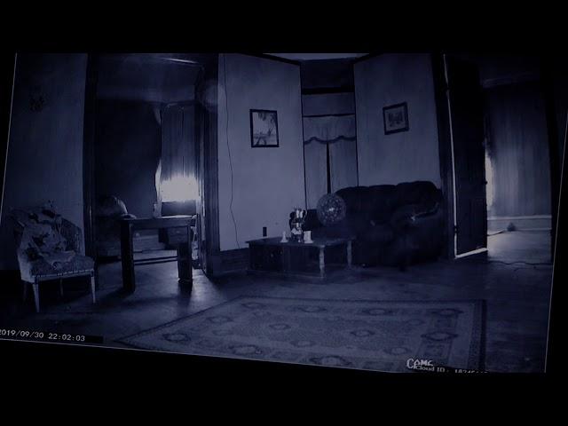 CREEPY SECURITY FOOTAGE - Light Orbs and Spirits Move through the Willows Weep House