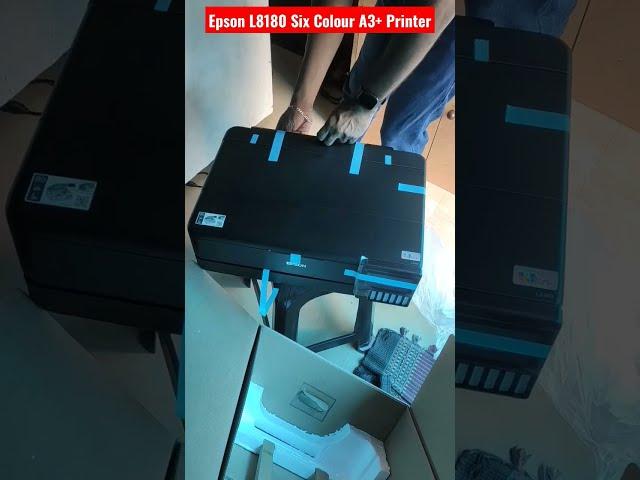 Epson L8180 Six Colour A3+ Printer | Quick Unboxing and First Print