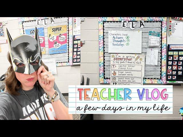 TEACHER VLOG | an "almost" week in my life, writing plans, tracking standards