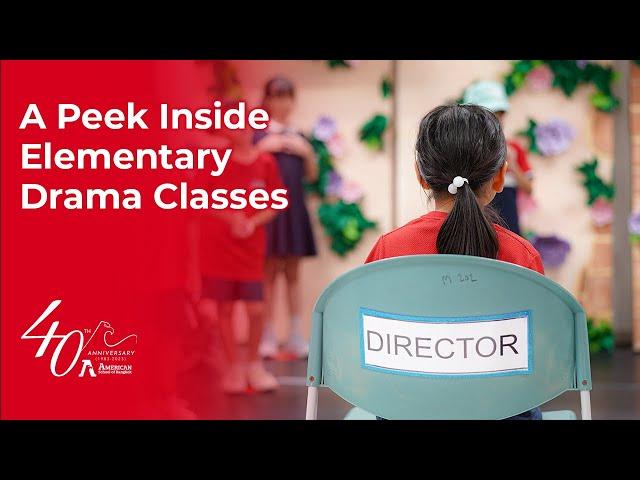 A Peek Inside Elementary Drama Classes