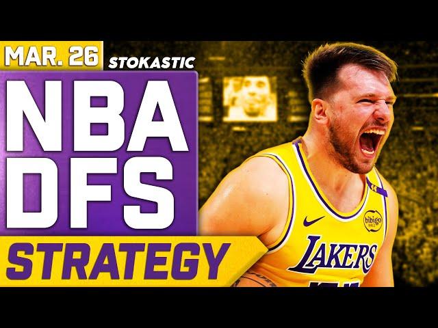 NBA DFS Strategy Wednesday 3/26/25 | DraftKings & FanDuel NBA Lineup Picks