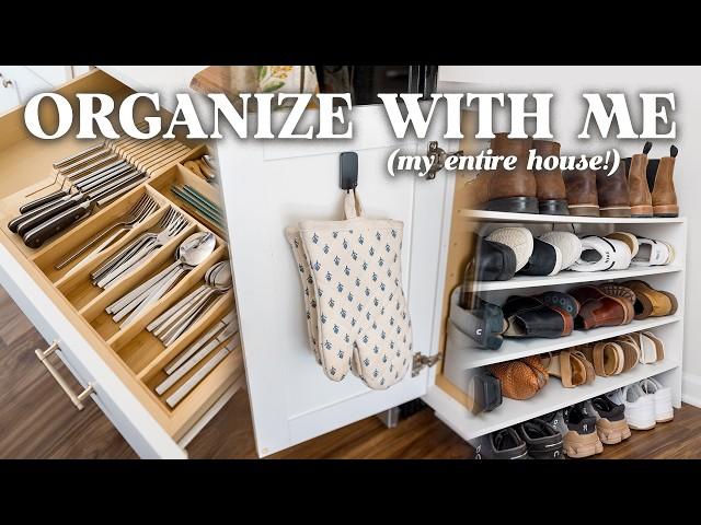 Organizing MESSY Spots In My Home | Home Organization Ideas + Testing Storage Hacks