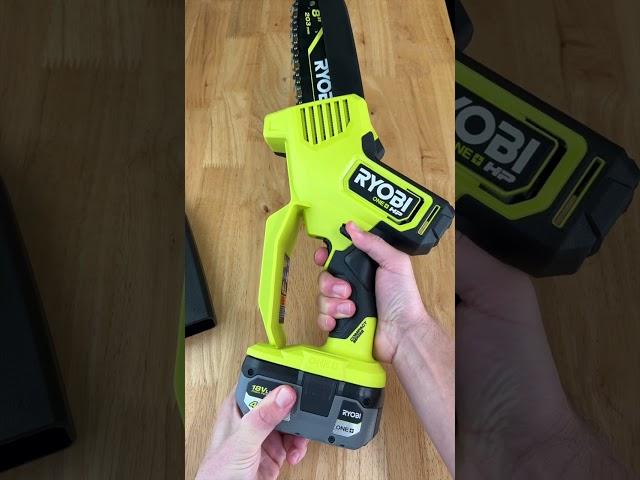 Tiny Yet Mighty!  RYOBI Mini Chainsaw 