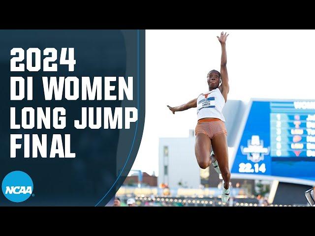 Women's long jump final - 2024 NCAA outdoor track and field championships