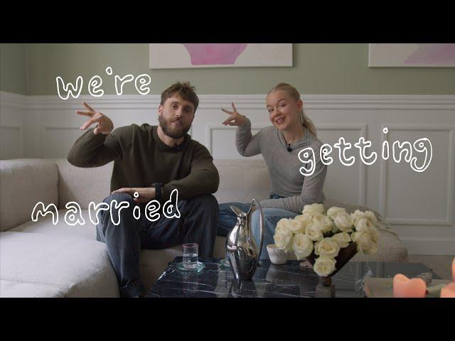 we kept this a secret from our friends for a year | proposal, wedding prep & spilling the beans ep25