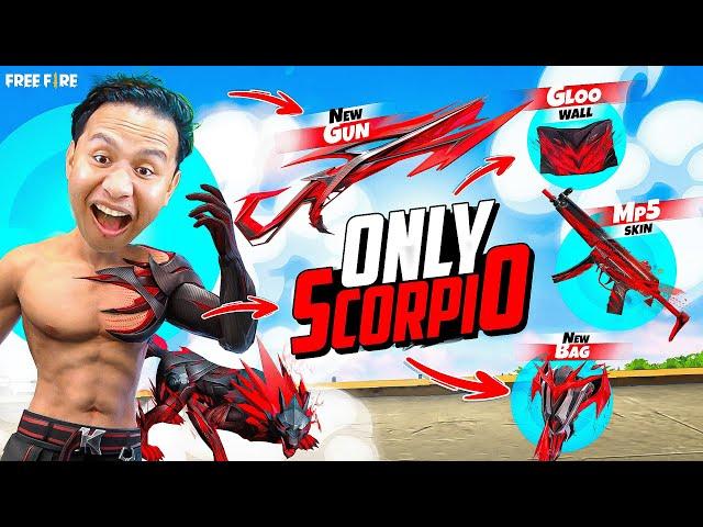 Free Fire But Only Scorpio Challenge in Solo Vs SquadTonde Gamer