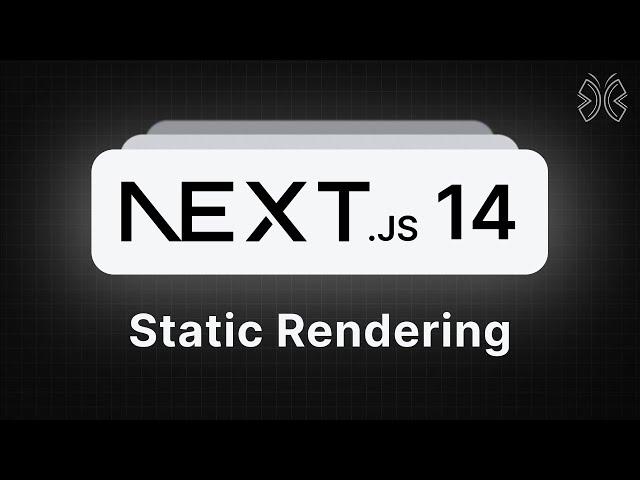 Next.js 14 Tutorial - 52 - Static Rendering