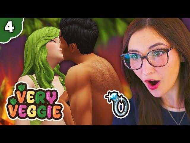 we're ENGAGED??  very veggie legacy #4 (the sims 4)